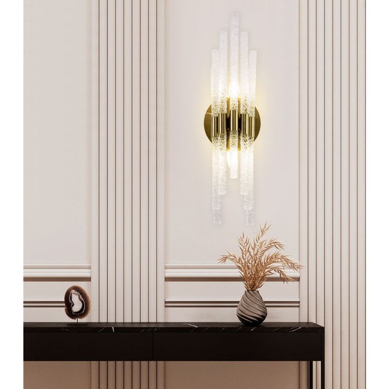 Бра 18*10*60 см, Е14 2x40W, Латунь MODELUX ML.536.02 BS