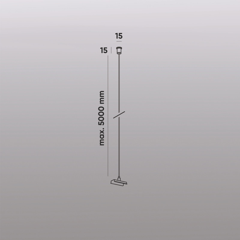 Подвесной комплект 500 см, Denkirs SMART BASE TR2127-WH белый