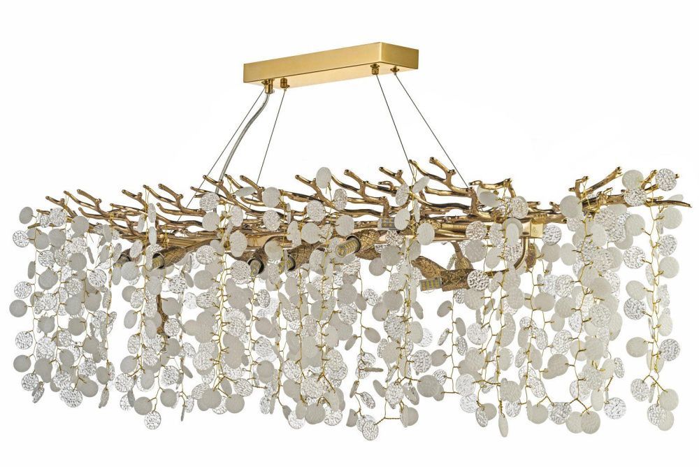 Люстра подвесная ** см, 14*G9*40W, Dio D`arte Tavenna Gold Tavenna H 1.5.120x40.103 G, золотой