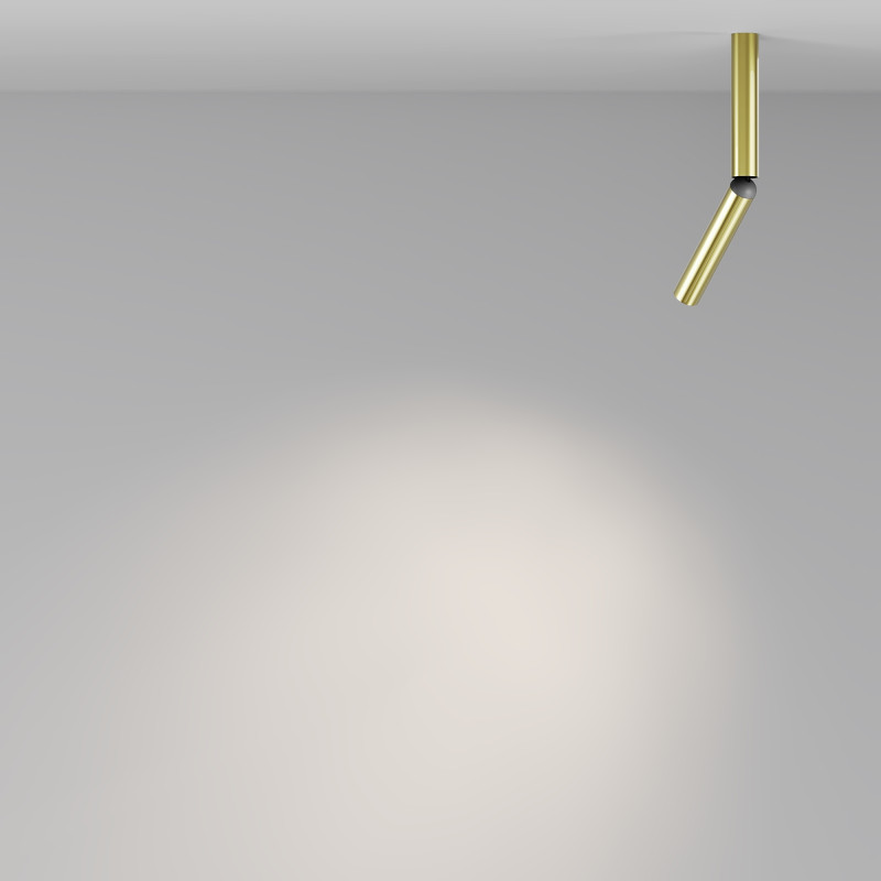 Потолочный светильник 3*30,6 см, LED 6W 4000K Maytoni Technical Ceiling Focus T C142CL-6W4K-BS латунь