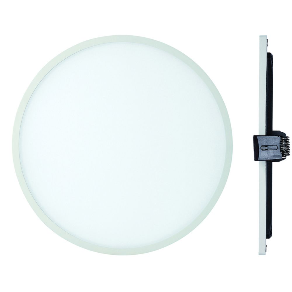 Светильник встраиваемый 17,5*2,5 см, вр 16 см, *LED*18W, 3000K, Mantra Saona MANC0186, матовый белый