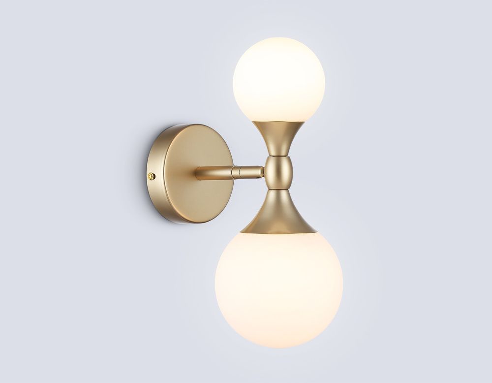 Бра со сменной лампой 12*19,5*30- см, 2*G9*28W, K, Ambrella Light High Light LH51053, золото