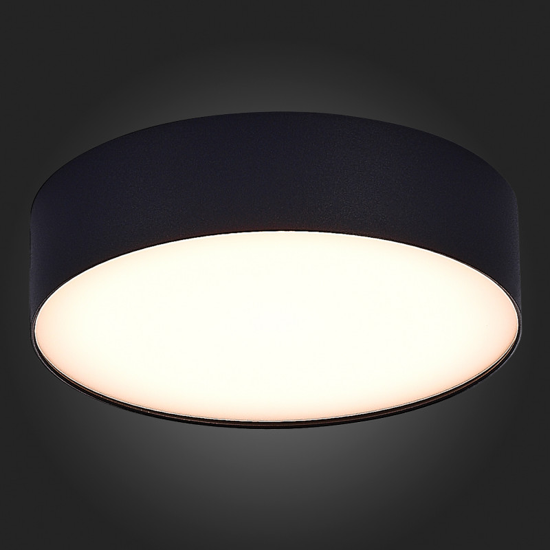 Светильник 22 см, 27W 3000K ST LUCE Накладные светильники ST606.432.27 Черный