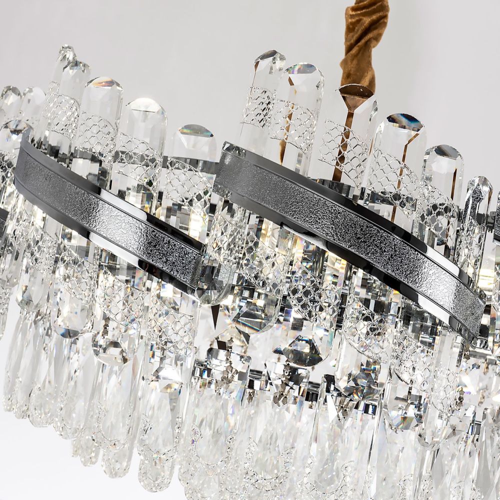 Подвесная люстра 60*60/100 см, 12*Е14 MODELUX ML.750.12 CR хром