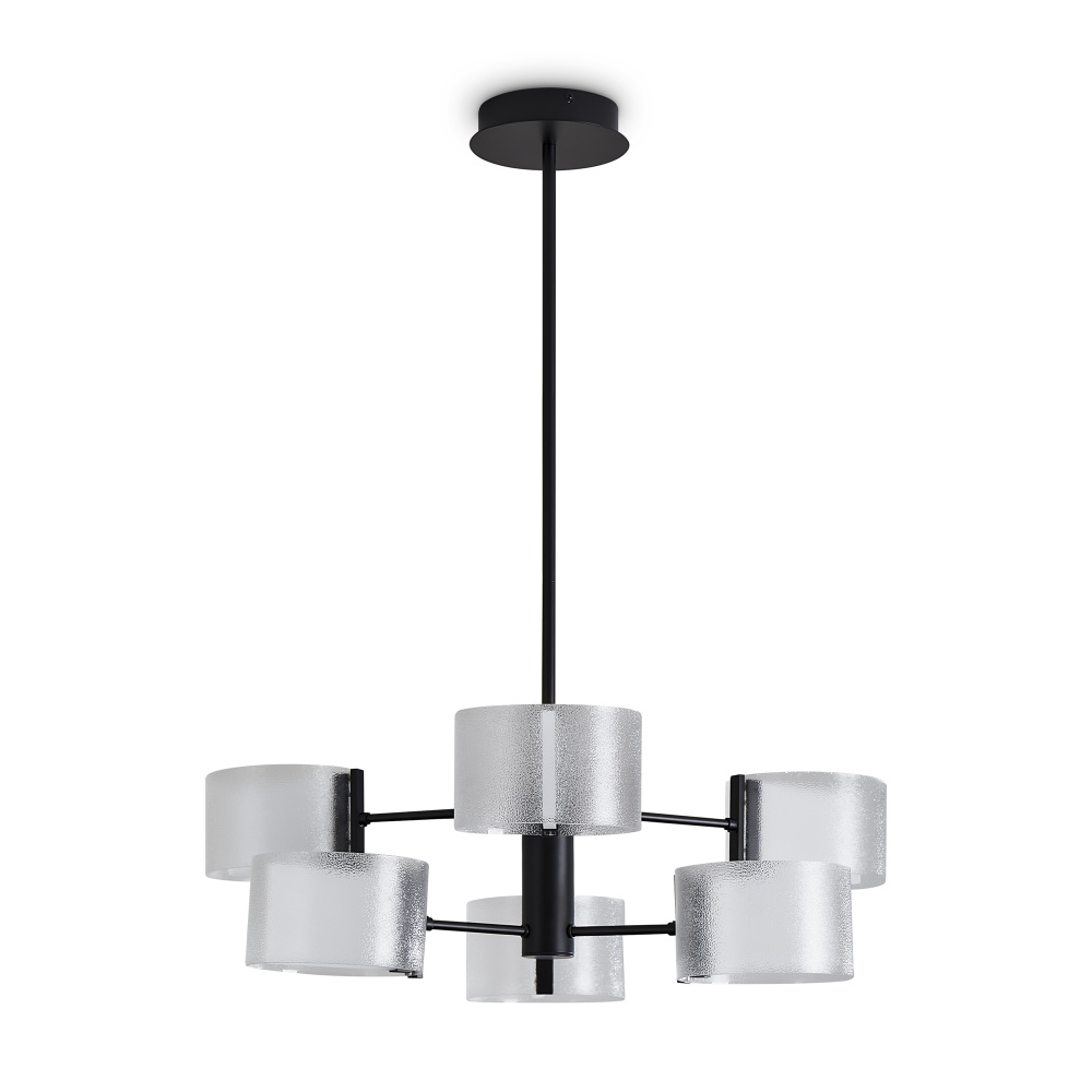 Потолочный светильник 43-73 см, 6LED*5W, 3000K, Freya Ice FR5541CL-L30B, Черный