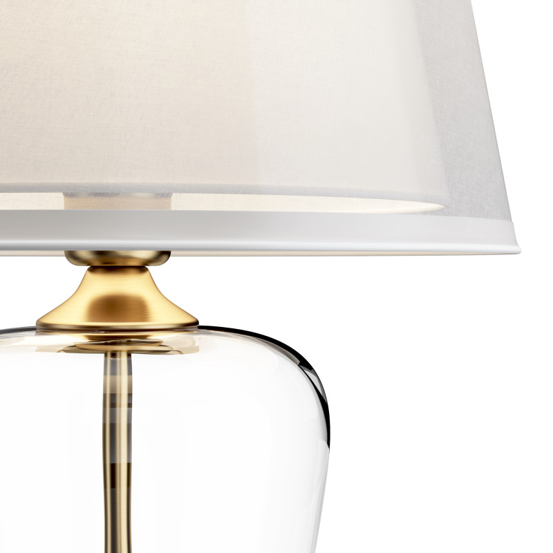 Настольная лампа 54 см, Maytoni Verre Z005TL-01BS, латунь