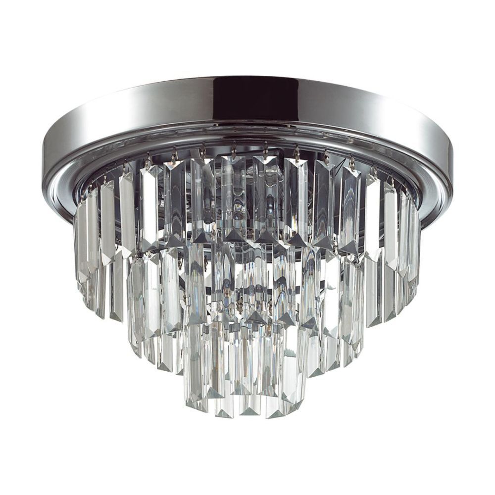 Люстра потолочная *37*-23 см, 4*E14*40W, Lumion ZAHA 8266/4C, хром, прозрачный
