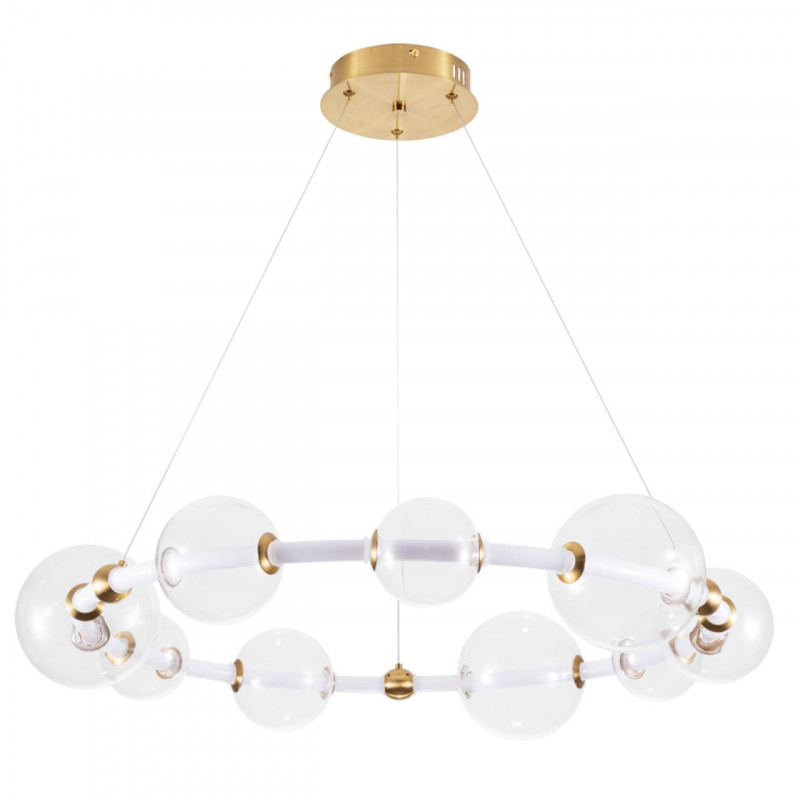 Светодиодный светильник 80 см, 40W, 3000K, Arte Lamp CROCUS A2780LM-40PB, полированная медь