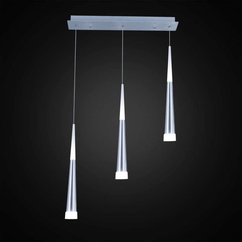 Светильник подвесной 55*9*160 см LED*21 W, 3000 К Citilux Вегас Алюминий CL227030