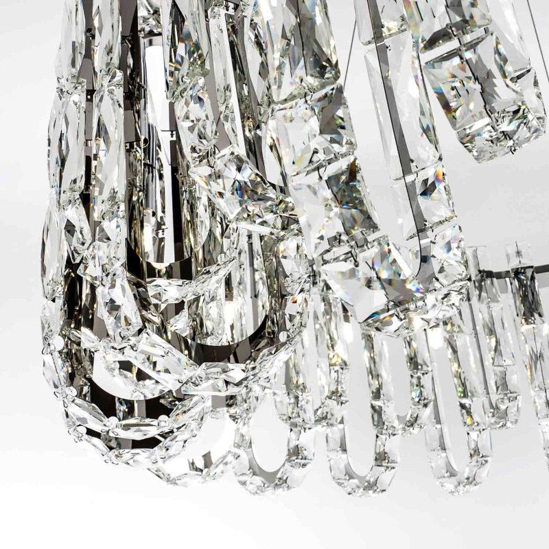 Подвесная люстра 80 см MODELUX ML.6621.19 CR хром