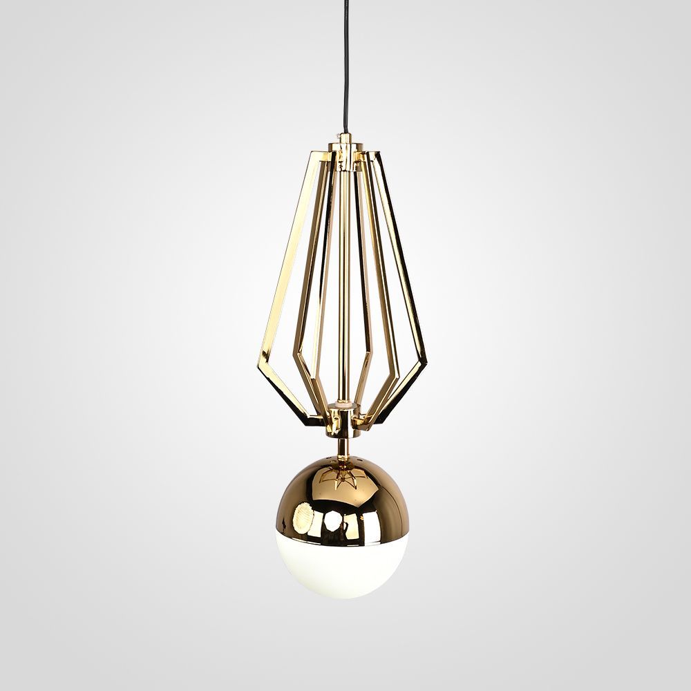 Подвесной светильник Magic Circus D20 20*20*48 см, 1*E27*60W, ImperiumLoft 133230-22, Золотистый