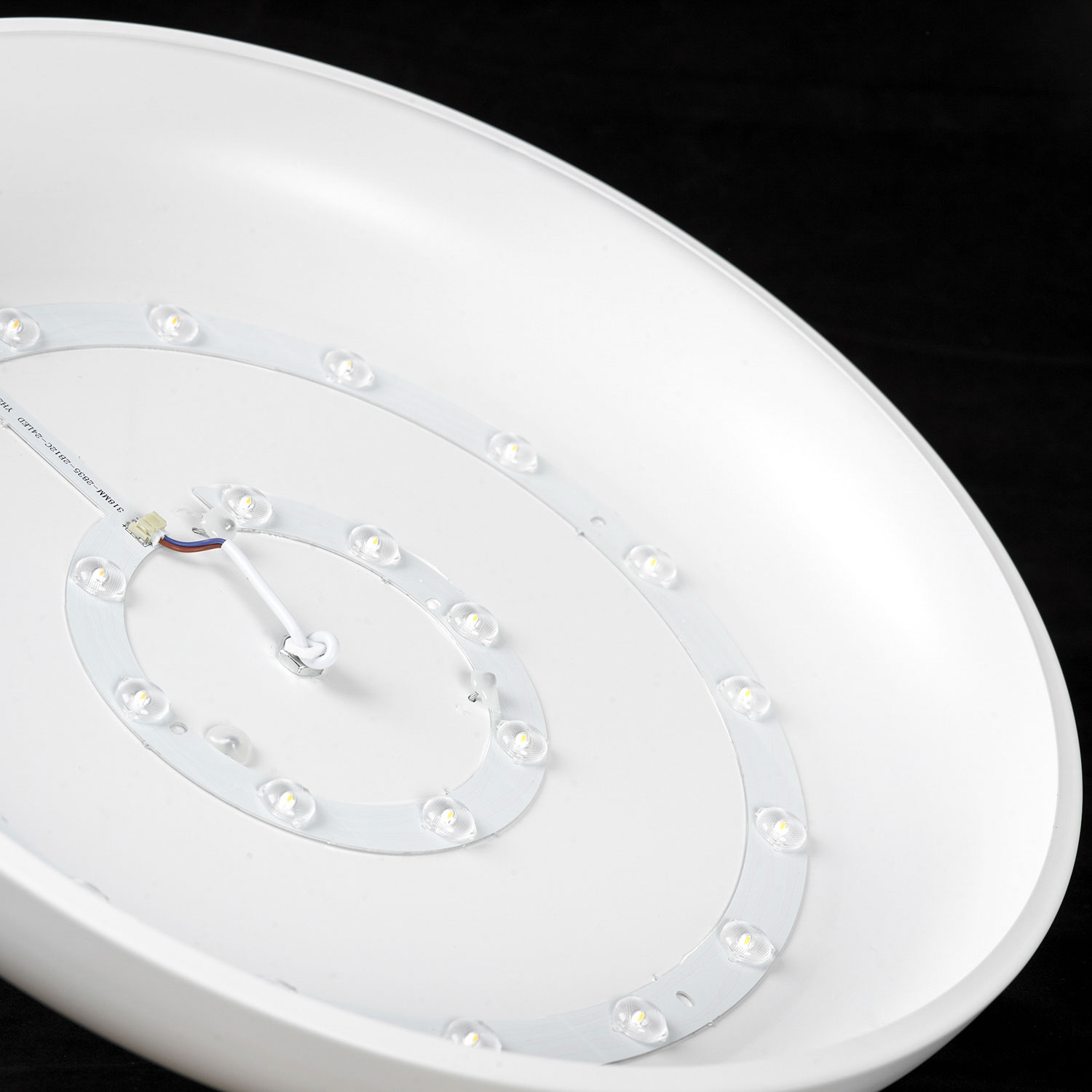 Подвесной светильник 44*25-160 см, 1*LED, 36W, 3000K, Lussole Crook LSP-7361, белый