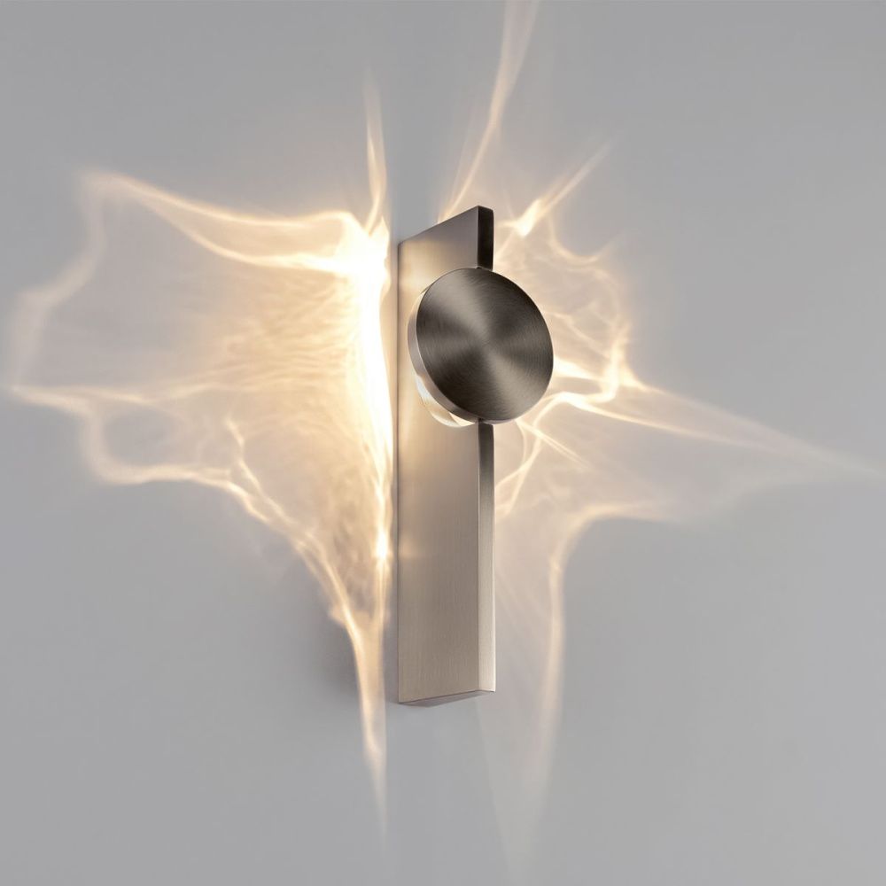 Настенный светильник 33 см, 5W, 3000K, Loft IT Flame 10452W Nickel, никель