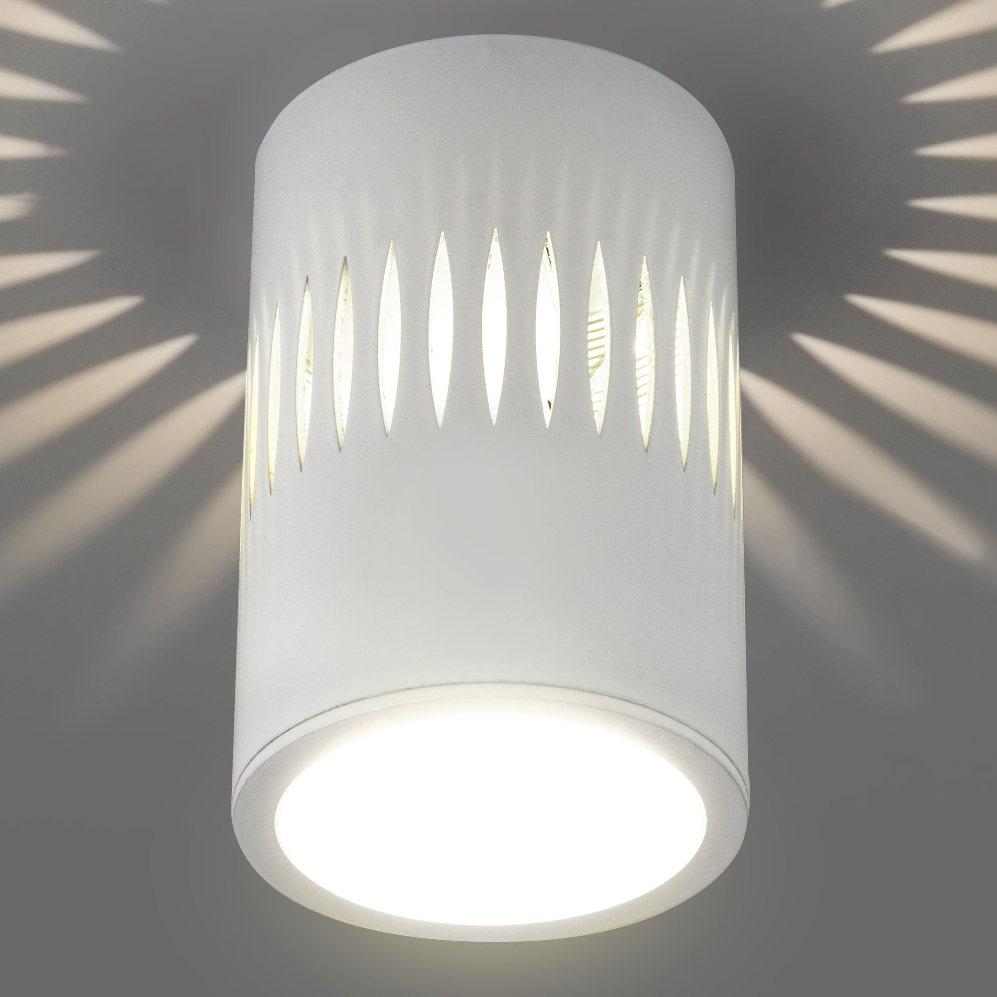 Светильник 7*7 см, LED 7W, 4200K с подсветкой белый DLS026 Elektrostandard