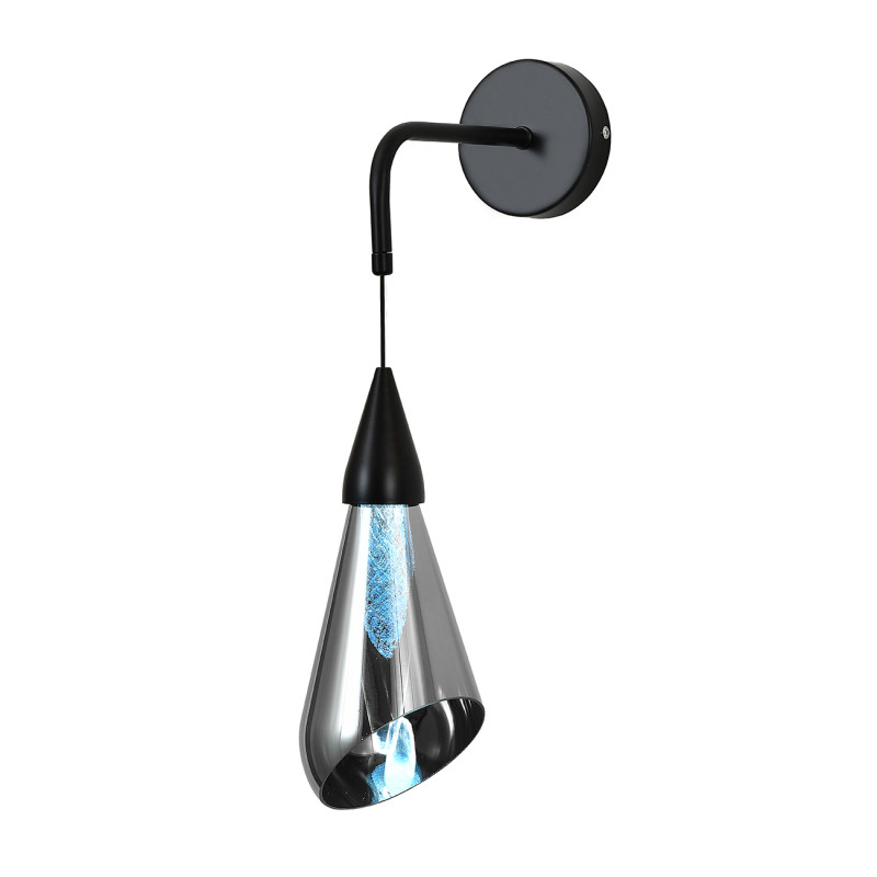 Бра 10,8*10,8*50 см, LED, 3W, 4000К, Indigo RIFLESSO V000111L черный, 11049/1W Black