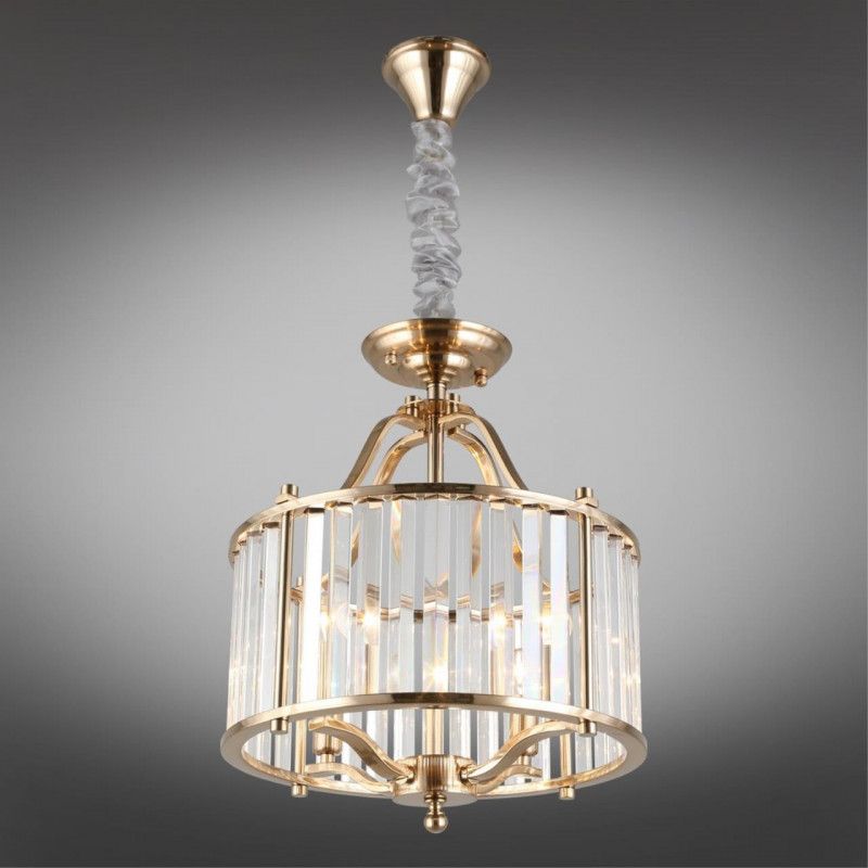 Подвесная люстра 40*50-148,5 см, 4*E14, 40W, Aployt Romen APL.809.03.04, золотой