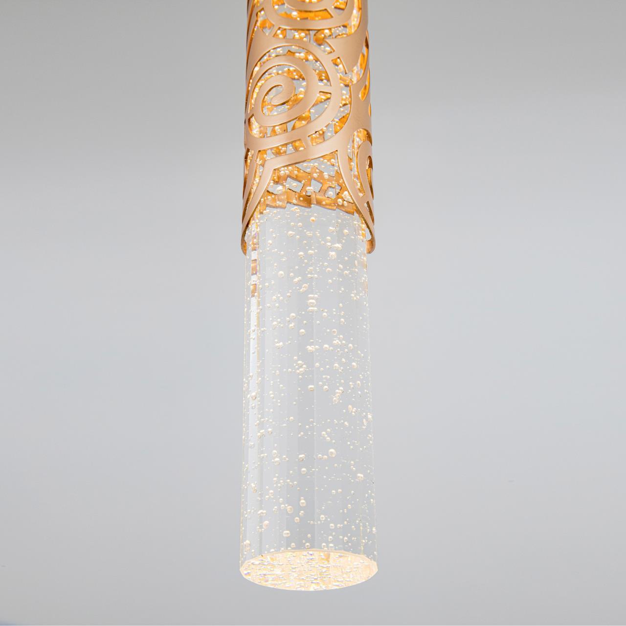 Подвесной светильник 10*10*112 см, LED 5W, 4000K, Золото MODELUX ML.88963.1 GD