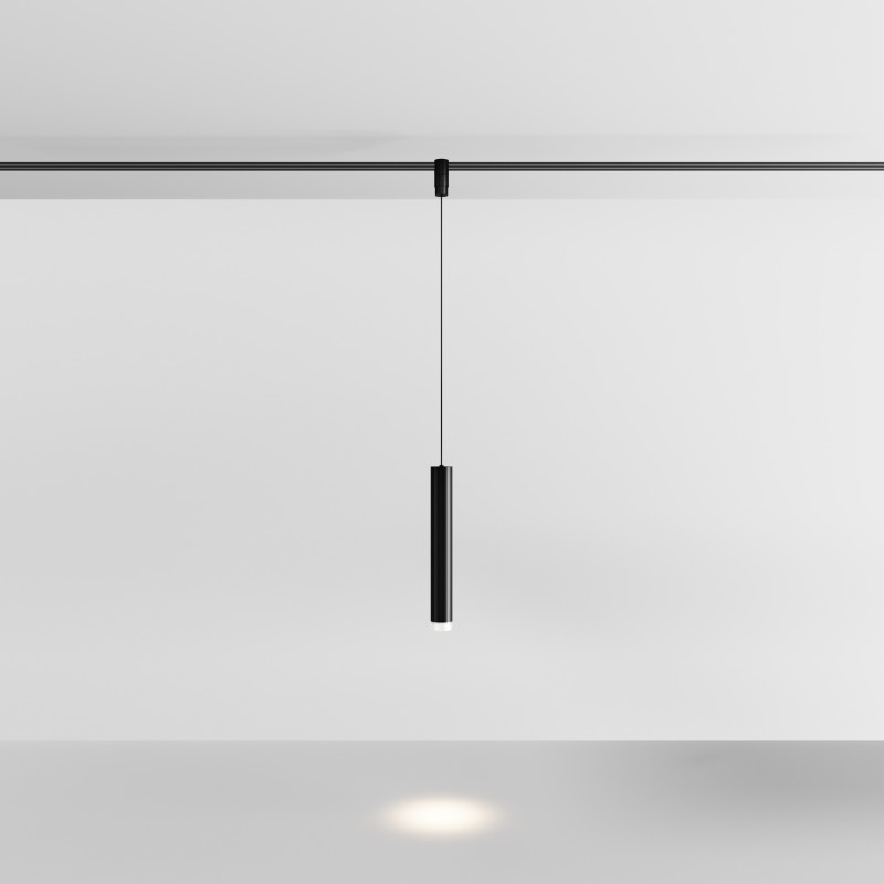 Трековый магнитный светильник 4 см, 5W, 3000K, Maytoni Skim TR210-1-5W3K-M-B, черный