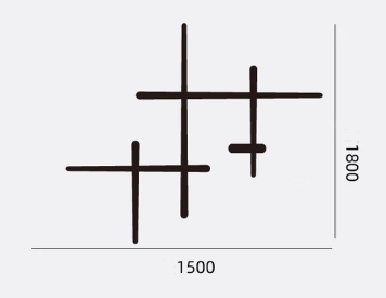 Бра Бра LT.STICKS 5 BK (Чёрный) 3000К
