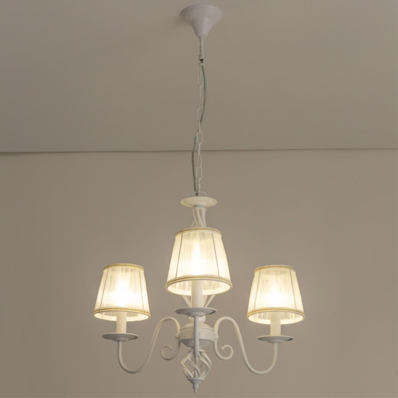 Люстра Citilux CL427130, диаметр 65 см, белый