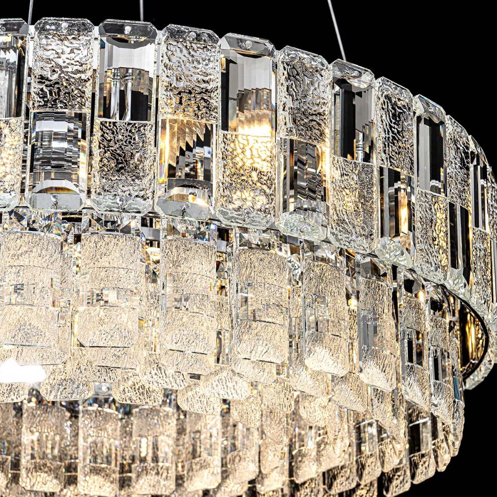 Люстра 50 см, 7*Е14*40W, Modelux  ML.7039.500 CR, Хром