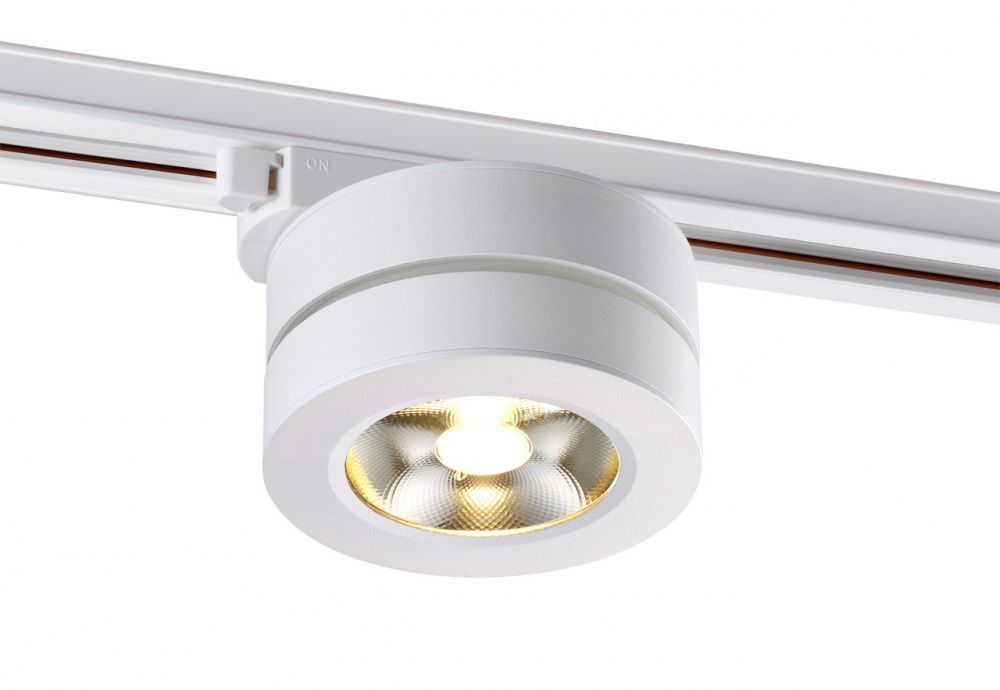 Трековый светильник Novotech Groda 357986, белый, LED, 12W, 3000K, 960Lm