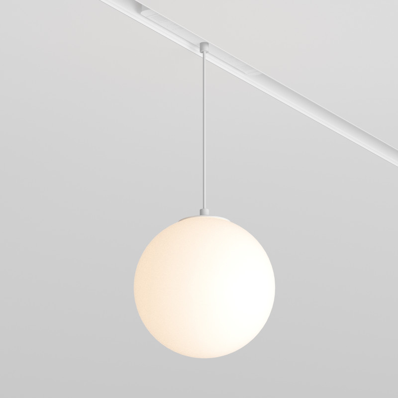 Трековый подвесной светильник  13 см, LED 5W, 3000К, Белый Maytoni Luna TR039-2-5W3K-W