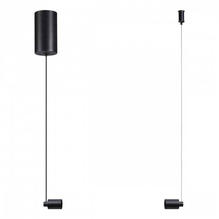 Корпус накладной с драйвером для подвесного горизонтального монтажа светильников 359343-359358 8-24W Novotech VITZ 359360, черный