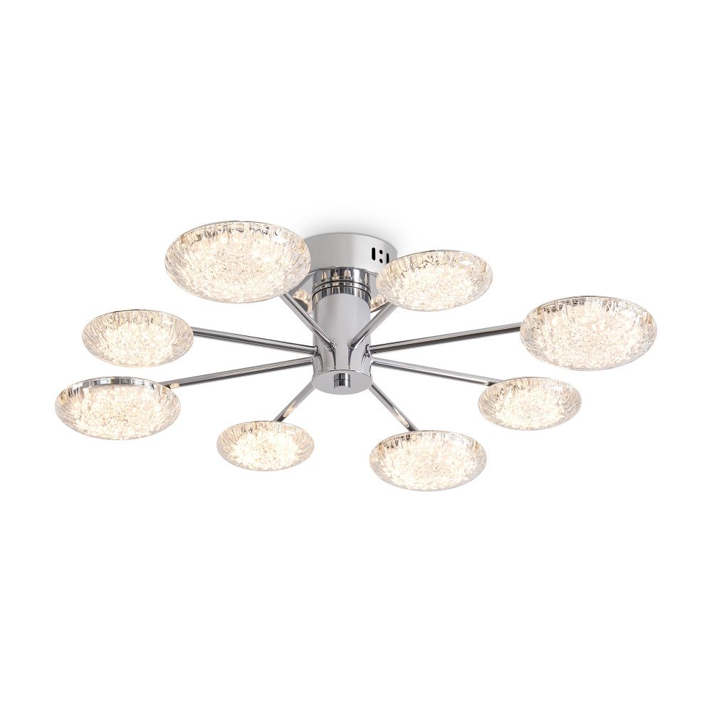 Потолочный светильник 16 см, LED*42W, 2700K, Freya Plane FR5531CL-L42CH, Хром