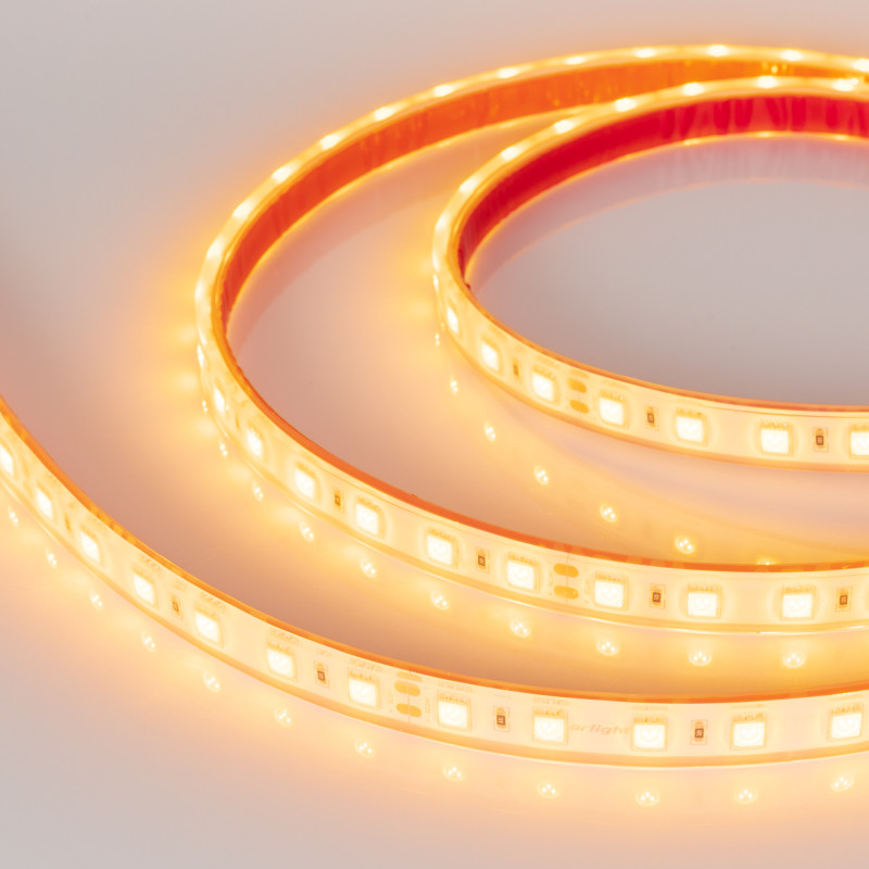 Лента герметичная RTW-PFS-B60-13mm 24V Yellow (14.4 W/m, IP68, 5060, 5m) (Arlight, 14.4 Вт/м, IP68) 036464. Цена указана за 5 метров. Продается кратно 5 метрам.