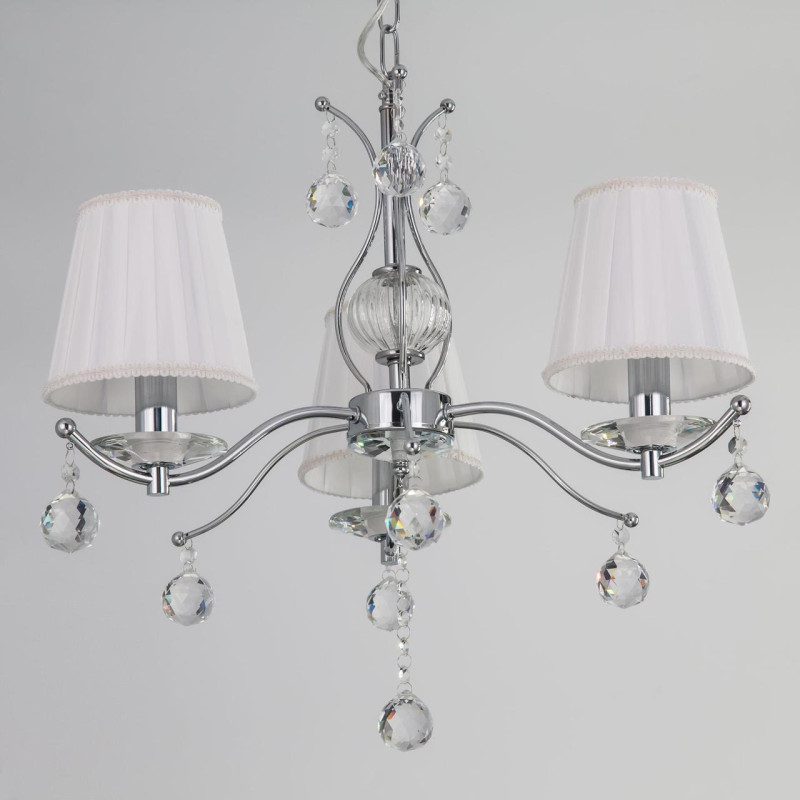 Подвесная люстра Citilux CL438131 Шелли, хром, диаметр 55см