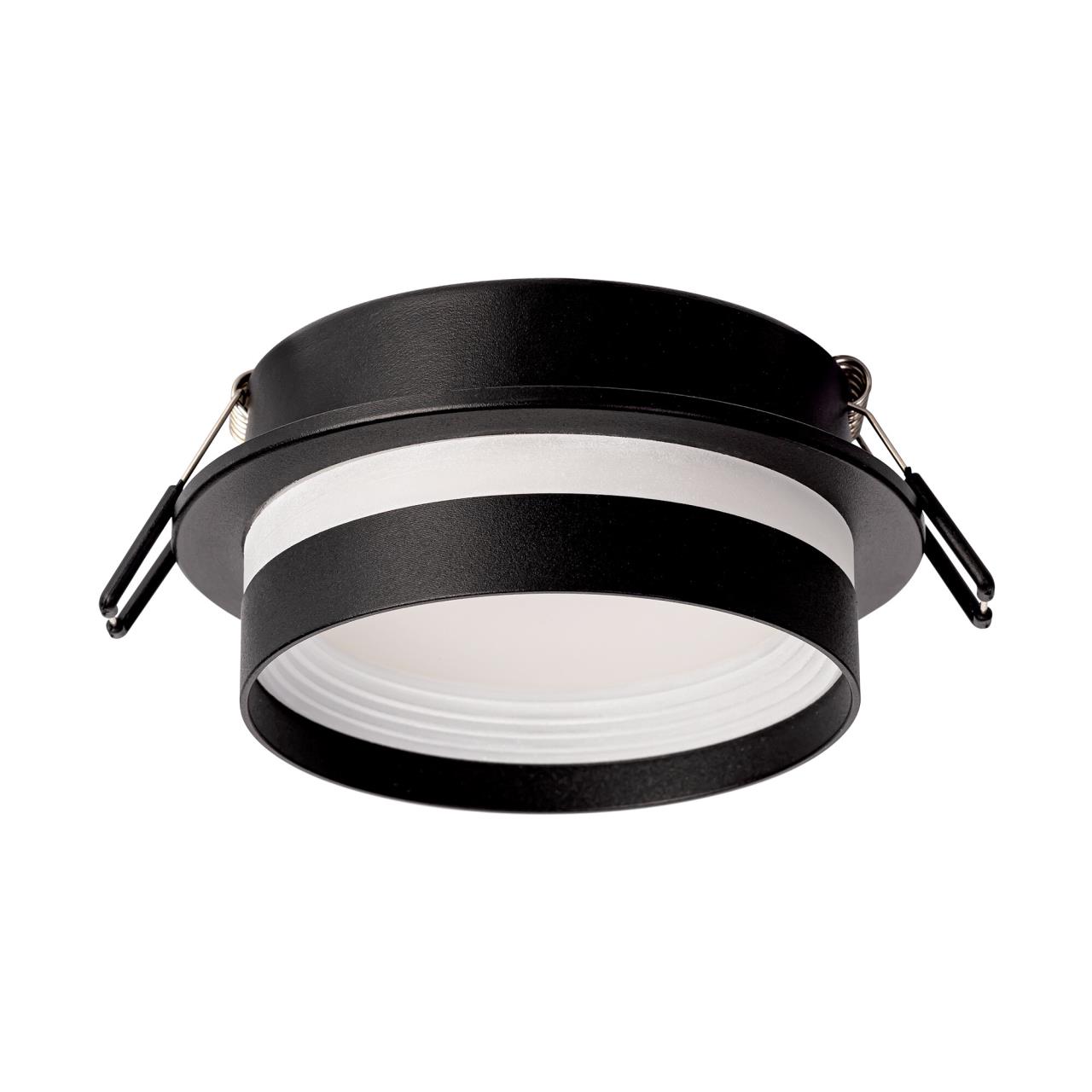 Светильник встраиваемый 10*2,5 см, GX53 Citilux Hardy CL002D11 черный