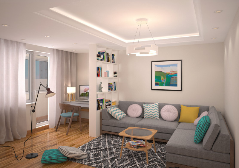 Люстра подвесная 55 см, 45W, 4000K ST LUCE GENUINE SL963.503.01 Белый