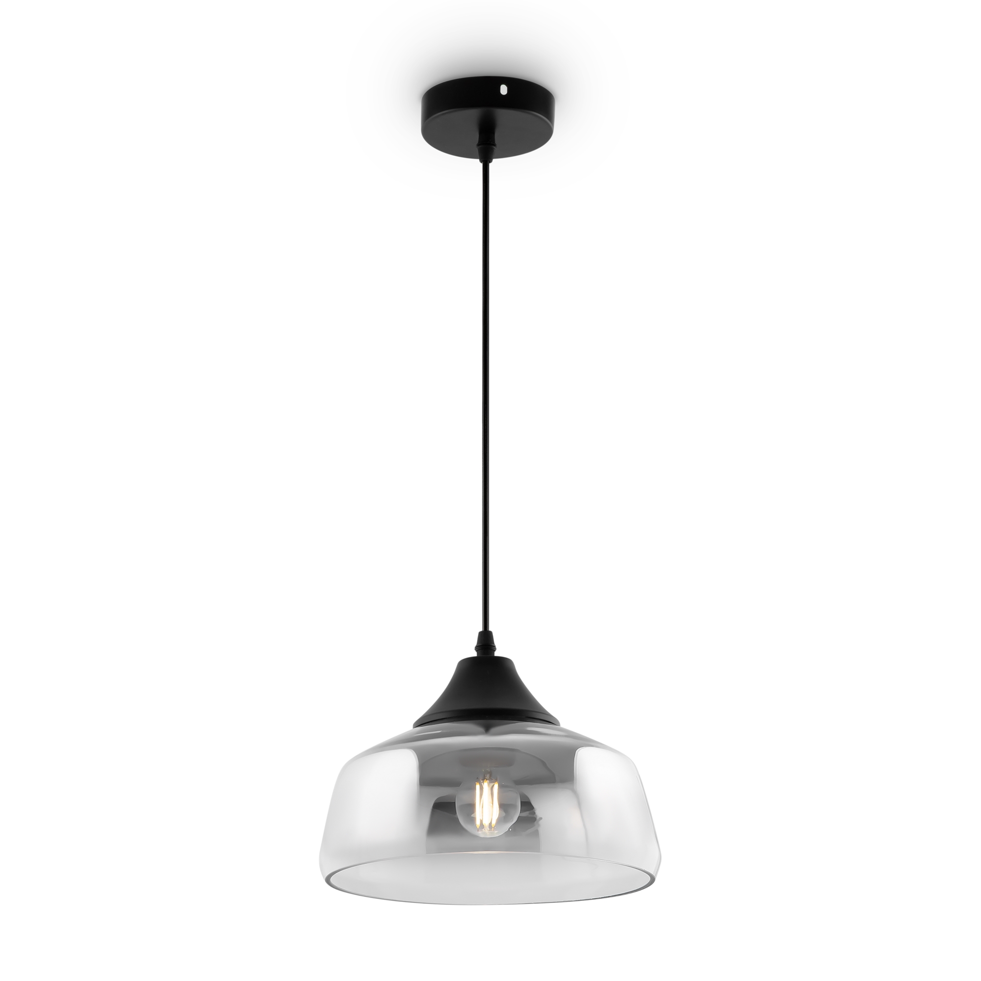 Светильник 24 см, Freya Jiffy FR5188PL-01B2, черный