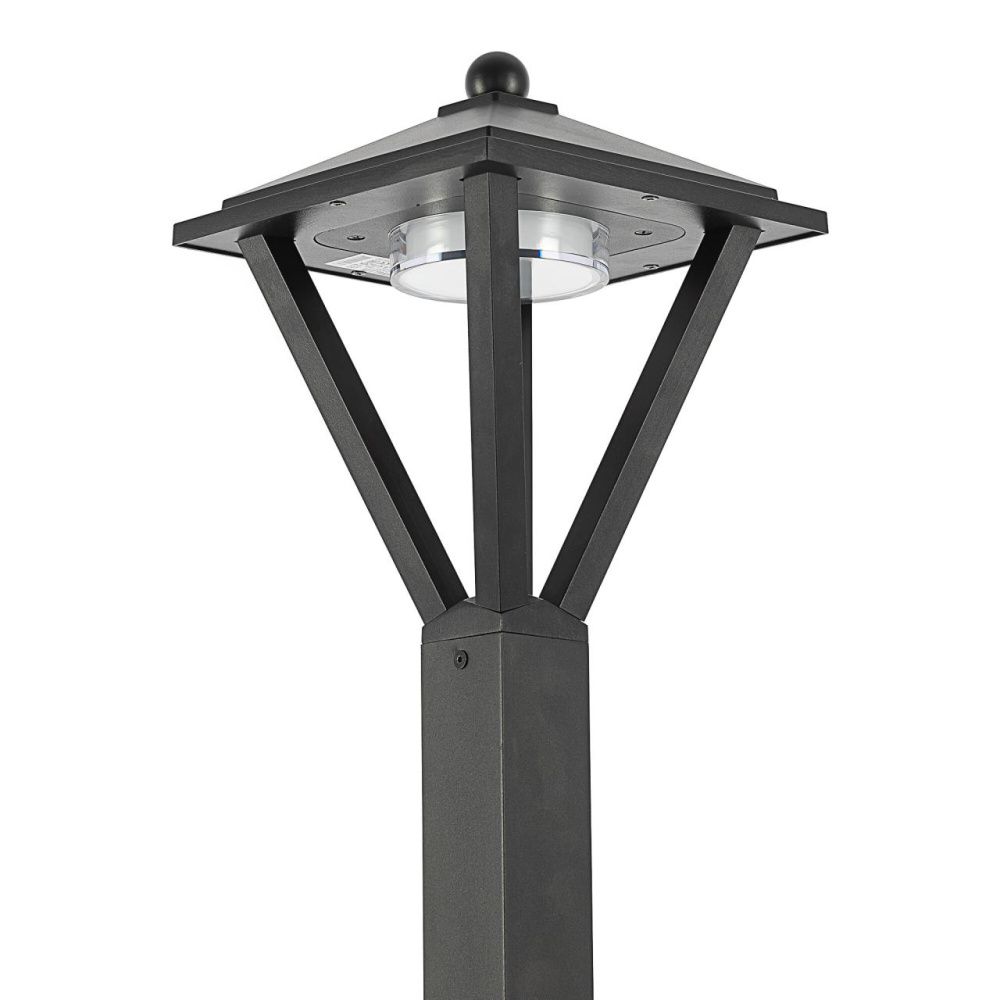 Уличный светильник 90 см, Citilux GENOX CLU12B LED, черный