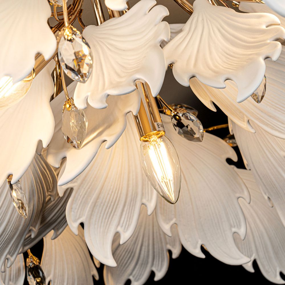 Люстра 100*40 см, 16*Е14*40W, Modelux  ML.6869.1000 GD, Золото