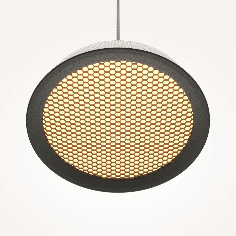 Подвесной светильник 15,3*327 см, LED, 12W, 3000К, Maytoni El MOD041PL-L15WG3K черный