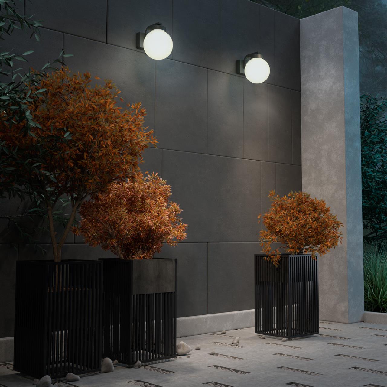 Светильник ландшафтный 20*27*25 см, E27 40 W, К Черный Novotech Street 370953 IP54