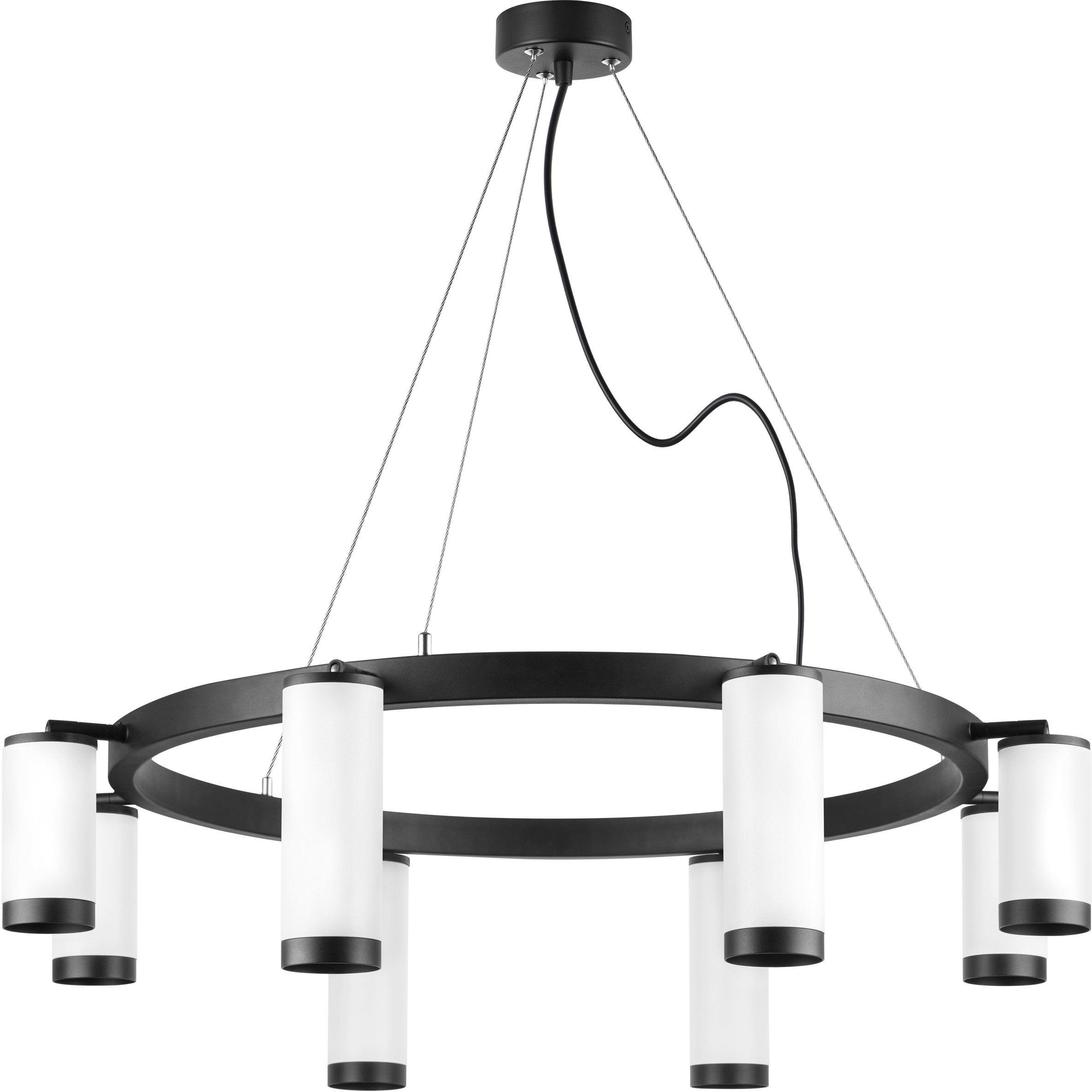 Светильник 96 см, Lightstar Rullo LR01886436440, черный-белый