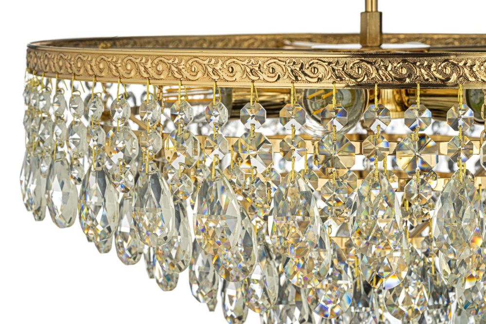 Люстра потолочная *46*25 см, 6*E27*60W, Arti Lampadari Castellana Gold Castellana E 1.3.46.601 G, Золото