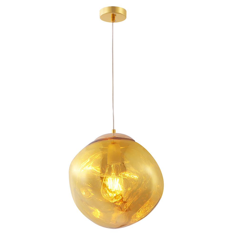 Светильник подвесной Crystal Lux MALAGA SP1 D280 GOLD Золото