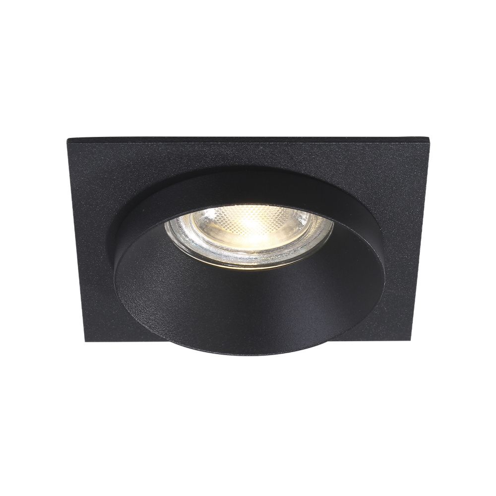 Светильник встраиваемый Crystal Lux CLT 044C1 BL-BL черный, вр 6,2 см
