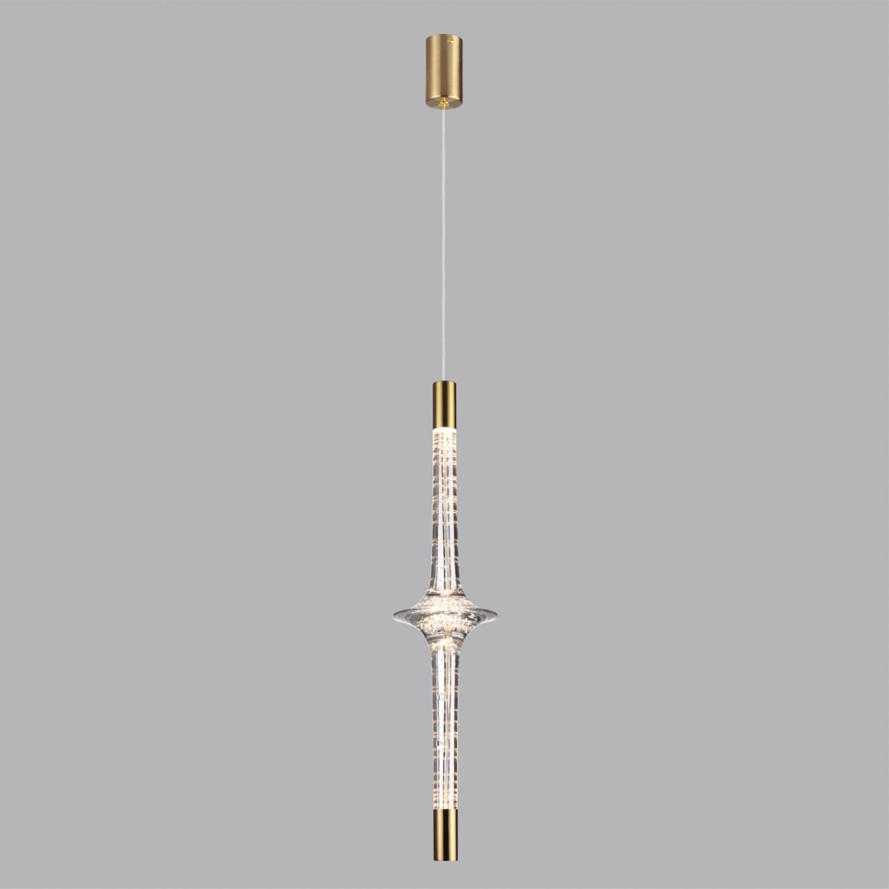 Подвесной светильник 11*120 см, 1 LED*7W, 3000 К, Odeon Light Olla, античная бронза 6689/7L