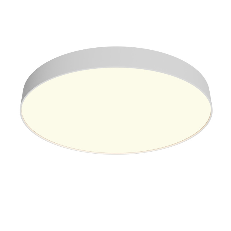 Накладной светильник 60*60*6 см, LED, 90W, 3000К, Maytoni Technical Zon C032CL-90W3K-RD-W белый