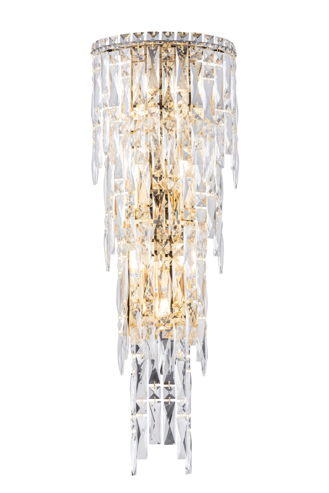 Бра L270 x W170 x H800, мм, 7*40W (280W), GOLD (Золото) NewRgy W2668E/7A GOLD