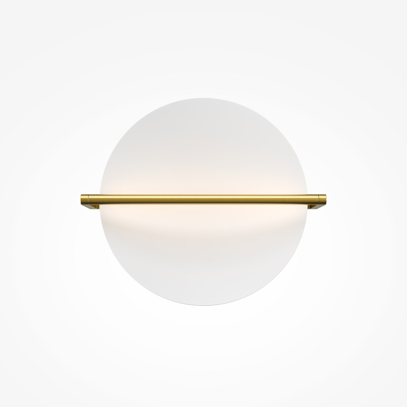 Бра 11,1*34*30 см, LED, 14W, 3000К, Maytoni Mira MOD279WL-L14G3K золотой