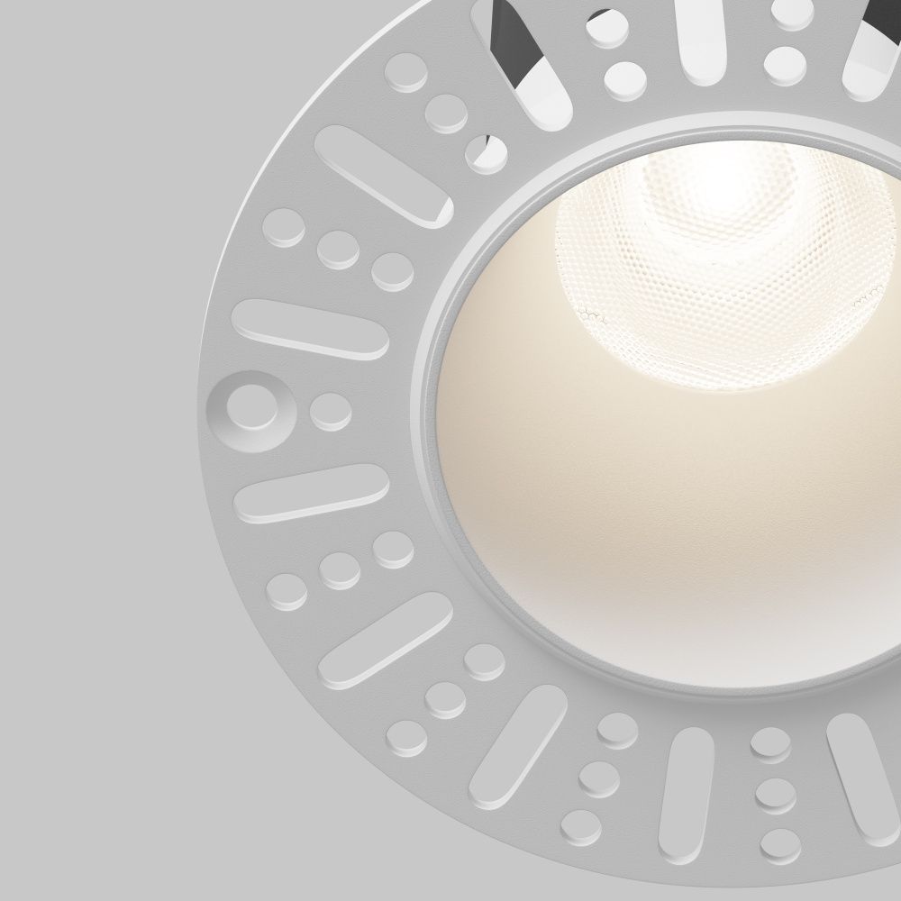 Встраиваемый светильник  DL120-10W-4K-TRS-W **-9,7 см, *LED*10W, 4000K, Maytoni technical Dip DL120-10W-4K-TRS-W, Белый