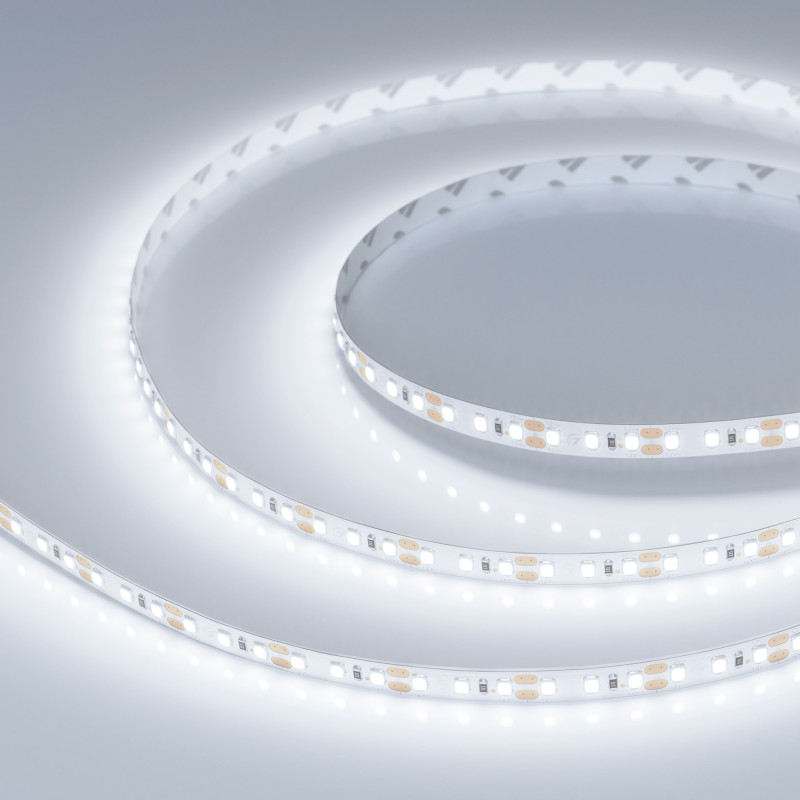 Лента RT-A120-8mm 12V Cool 8K (14.4 W/m, IP20, 2835, 5m) (Arlight, Открытый) 028568(2). Цена указана за 5 метров. Продается кратно 5 метрам.