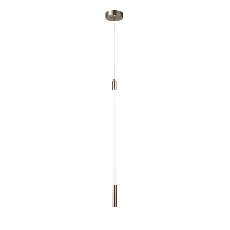 Подвесной светильник 100*100*695/1600 мм, 1*LED 10WW 4000KK никель Indigo Filato V000052L, 14008/1P Nickel