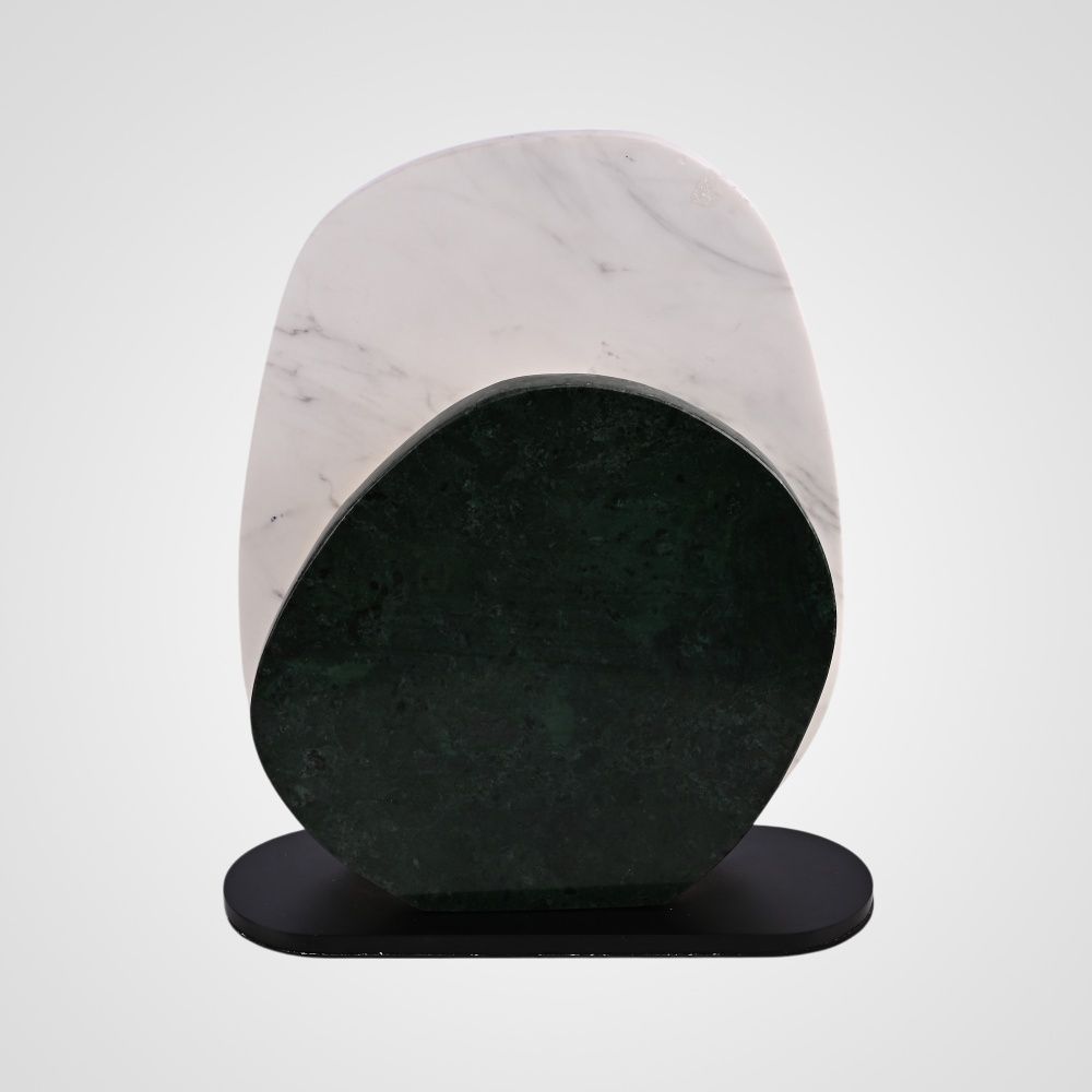 Настольная лампа Stoni Green LED 27*11*32 см, 1*LED*15W, ImperiumLoft stonie01, Чёрный